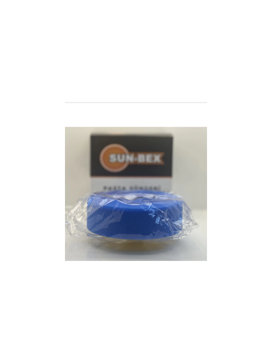 SUN-BEX APLİKATÖRLÜ POLİSAJ SÜNGERİ MAVİ 150*45MM, www.sun-bex.com